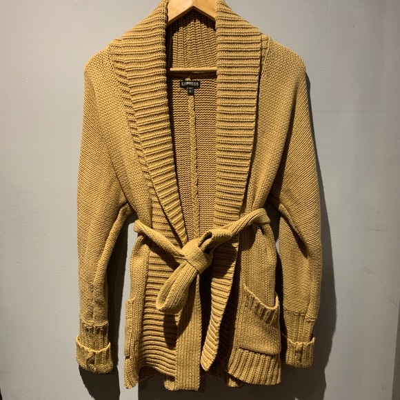 Express Sweaters - Express - Super Comfy Sweater Cardigan w/ tie